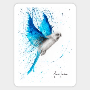 Blue Lake Budgie Sticker